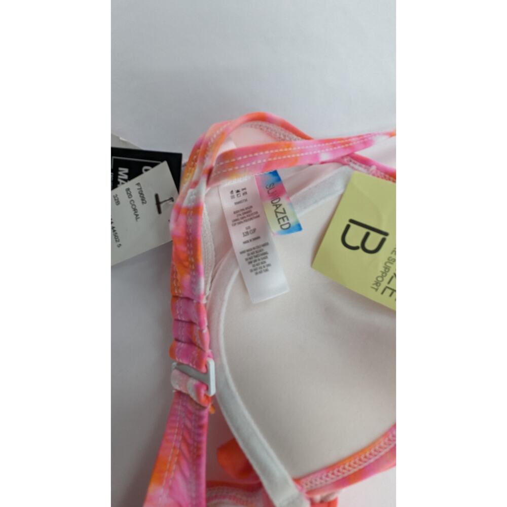 Sundazed Swim Harper Bikini Top Pink Tie-Dye - Picture 4 of 8